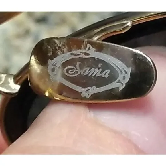 Sama Eyeglasses Sunglasses Frame 57-19-140 Titanium Gold Full Rim